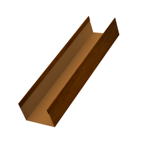 Стойка жалюзи Milan,Tokyo 0,45 Print Premium Golden Wood Intense FTC (2м)