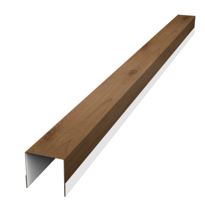 Планка вертикальная обратная для забора жалюзи Palermo 0,45 Print Premium Pine Wood Fresh (3м)