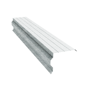 Планка торцевая фигурная 90х110 0,4 Zn (3м)