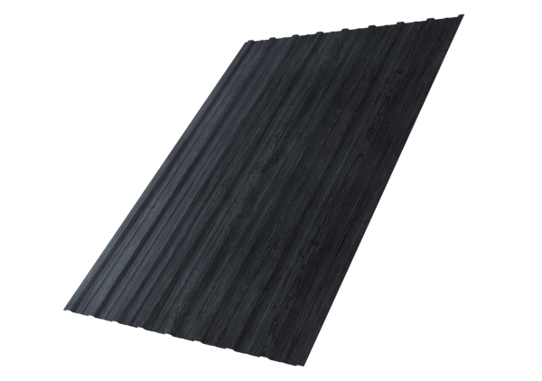 Профнастил С10A 0,45 Print Premium с пленкой Grey Wood TwinColor