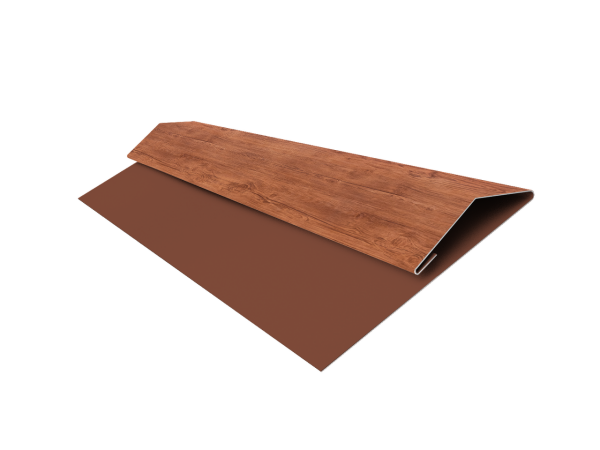 Планка стартово-финишная Экобрус Grand Line 0,45 Print Premium Rowan Wood Intense FTC (2м)