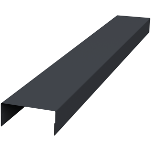 Крышка 30х15 жалюзи Texas 0,5 Atlas X RAL 7024 мокрый асфальт (3м)