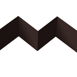 Угол внутренний фибросайдинга 0,45 Drap ST RAL 8017 шоколад (3м)