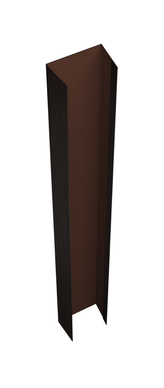 Крепежная планка верхняя Texas 0,45 Print Elite Coffee Wood TwinColor (1,8м)