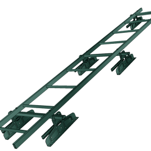 Лестница кровельная под фальц RAL 6005 (3м)