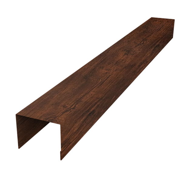 Крышка для забора жалюзи Palermo 0,45 Print-Double Premium Cherry Wood Dark F (2,5м)