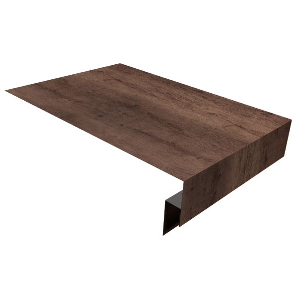 Планка околооконная сложная 250х50х18 (j-фаска) 0,45 Print Premium Almond Wood Fresh (3м)