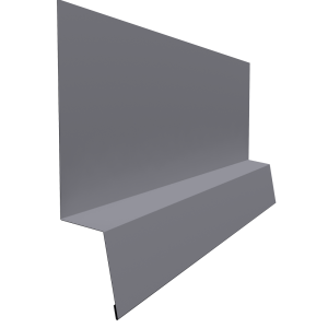 Планка начальная фальц 0,5 PE с пленкой RAL 7004 сигнальный серый (2м)