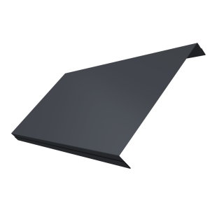 Ламель обратная 200 забора жалюзи Texas 0,5 Atlas X с пленкой RAL 7024 мокрый асфальт