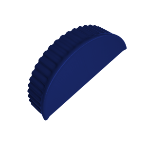 Заглушка малая торцевая 0,45 PE RAL 5002 ультрамариново-синий