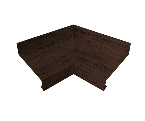 Угол отлива внутренний 250 0,45 Print-Double Premium с пленкой Antique Wood