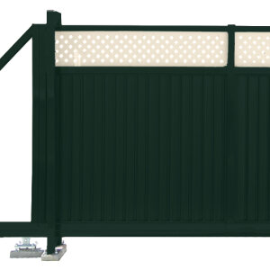 Ворота откатные Estet Plus 2,0х3,5 RAL 6005/1013