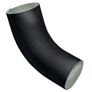 Колено 60 град GL PE Matt 90 мм RAL 9005 черный