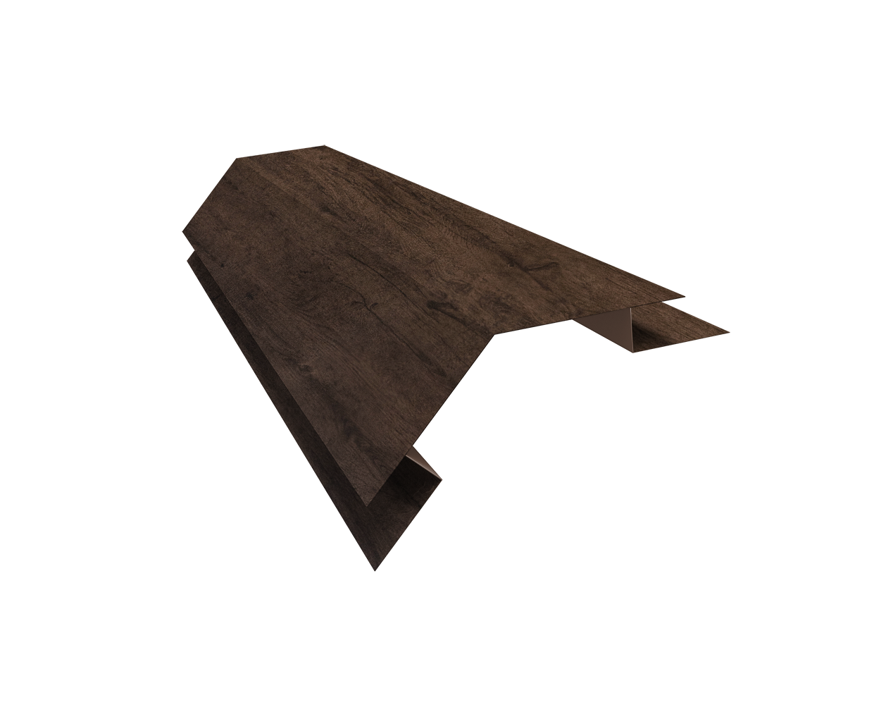 Планка угла внешнего сложного 135 градусов Экобрус Grand Line 0,45 Print Elite Antique Wood TwinColor (3м)