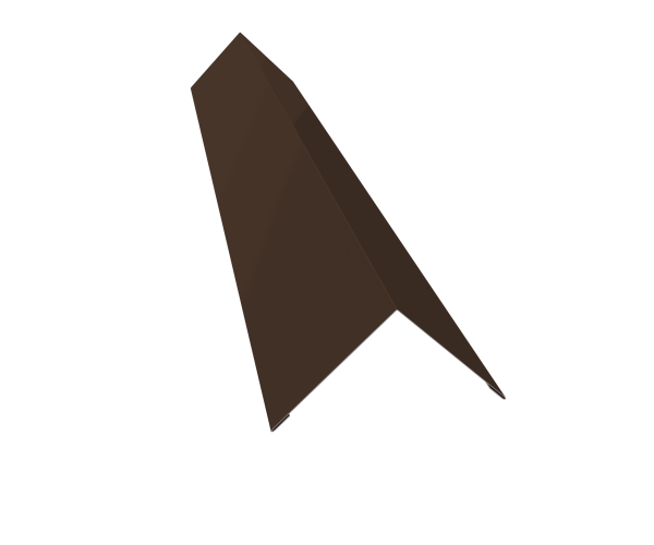Угол внешний 110x110 0,5 Atlas X с пленкой RAL 8017 шоколад (3м)