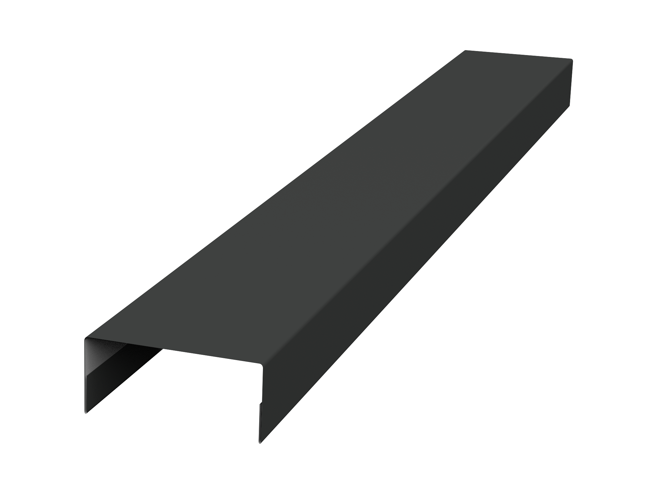 Крышка 30х15 жалюзи Texas 0,5 PurPro Matt 275 RAL 7016 антрацитово-серый (3м)