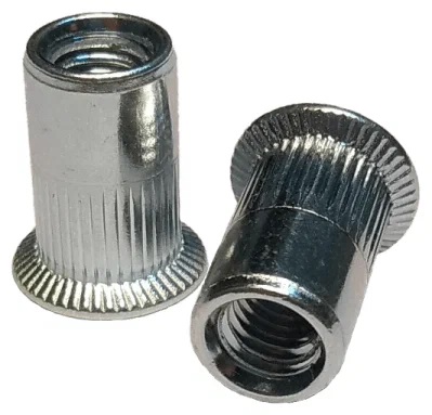 Заклепка резьбовая Daxmer М4х12 (2000шт) потайной борт, сталь