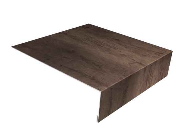 Планка лобовая/околооконная простая 190х50 0,45 Print Premium Almond Wood Fresh (2м)