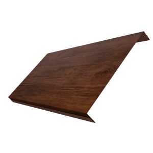 Ламель обратная 200 забора жалюзи Texas 0,4 Print Premium с пленкой Cherry Wood Fresh TwinColor