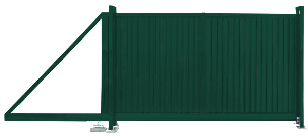 Ворота откатные Estet 2,0х3,5 RAL 6005