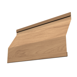 Ламель забора жалюзи Milan Slim 0,45 Print Elite Honey Wood TwinColor