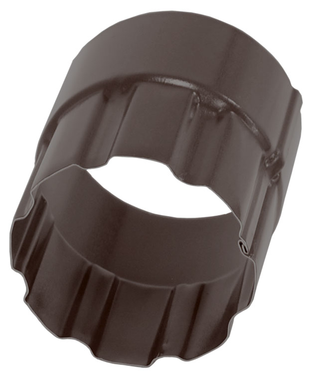 Соединитель трубы 90 мм Мatt RAL 8017