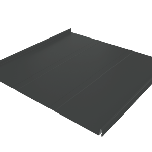 Фальц двойной стоячий Line Grand Line 0,5 Drap TX с пленкой на замках RAL 7016 антрацитово-серый