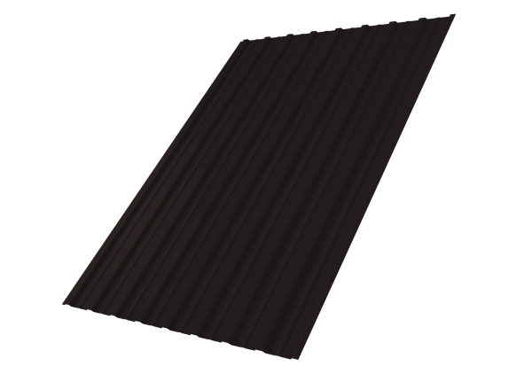 Профнастил С10A 0,5 Drap RAL 9005 черный