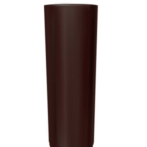 Труба круглая GL PE Matt 90 мм 3 м RAL 8017 шоколад