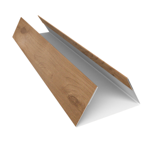 Планка стыковочная составная нижняя 0,45 Print Premium Pine Wood Fresh (3м)