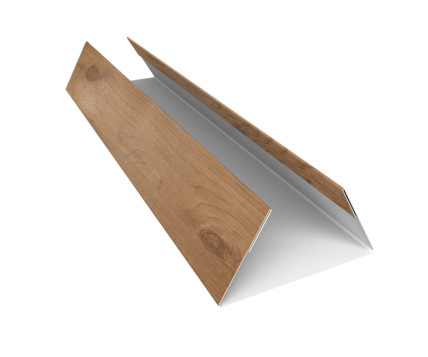 Планка стыковочная составная нижняя 0,45 Print Premium Pine Wood Fresh (3м)