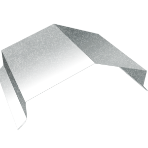 Парапетная крышка угольная 200мм 0,7 Zn (2м)