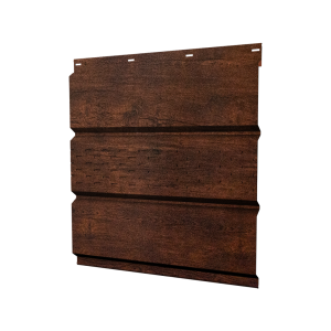 Софит металлический центральная перфорация 0,45 Print Premium с пленкой Cherry Wood Dark FTC