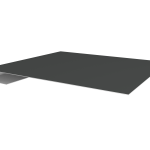 Планка завершающая 0,5 Rooftop Бархат RAL 7016 антрацитово-серый (2м)