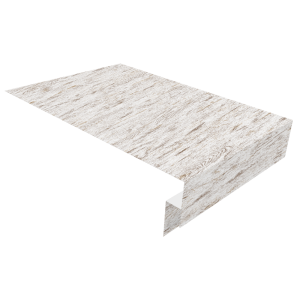 Планка околооконная сложная 300х50х18 (j-фаска) 0,45 Print Elite Snow Wood TwinColor (3м)