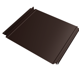 Кликфальц Double Pro Grand Line 0,5 Atlas X с пленкой на замках RAL 8017 шоколад