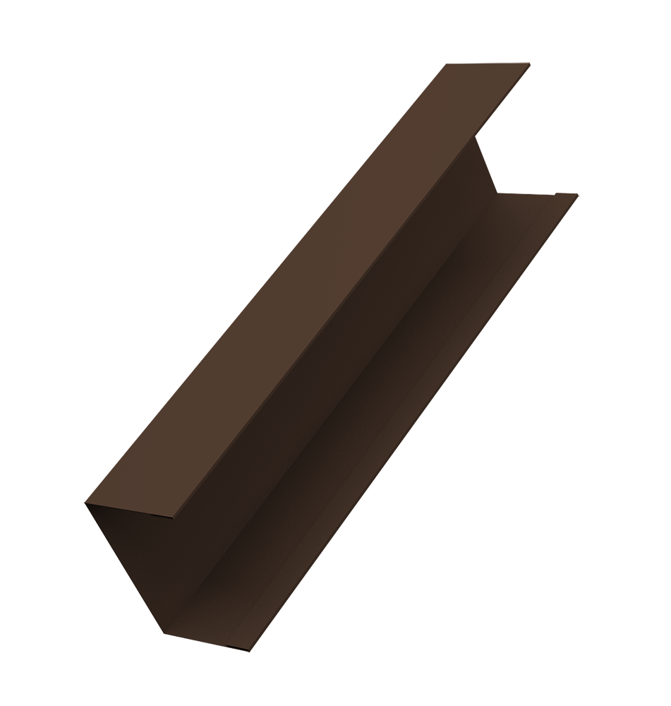 Крышка жалюзи Milan, Tokyo (для калиток, ворот) 0,45 PE-Double RAL 8017 шоколад (2,5м)