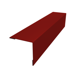 Планка завершающая 50х50 жалюзи Milan 0,5 Satin RAL 3011 коричнево-красный (2,5м)