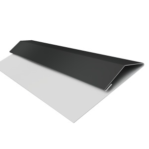 Планка стартово-финишная Экобрус Grand Line 0,5 PurLite Matt RAL 7016 антрацитово-серый (3м)