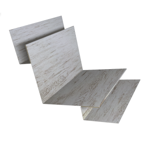 Угол внутренний сложный 90 град. 0,45 Print Elite Snow Wood TwinColor (3м)