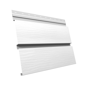 Квадро брус 3D 0,5 Satin с пленкой RAL 9003 сигнальный белый