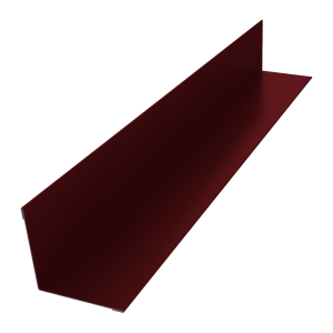 Угол внутренний 50х50 0,5 Satin Matt RAL 3005 красное вино (2м)