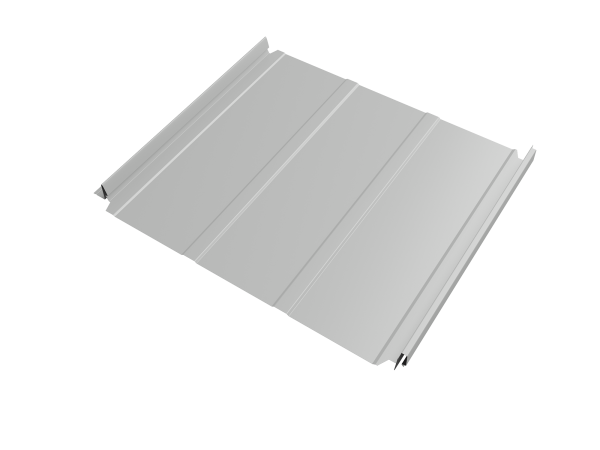 Кликфальц Double Pro Line Grand Line 0,45 Drap TX с пленкой на замках RAL 7047 телегрей 4