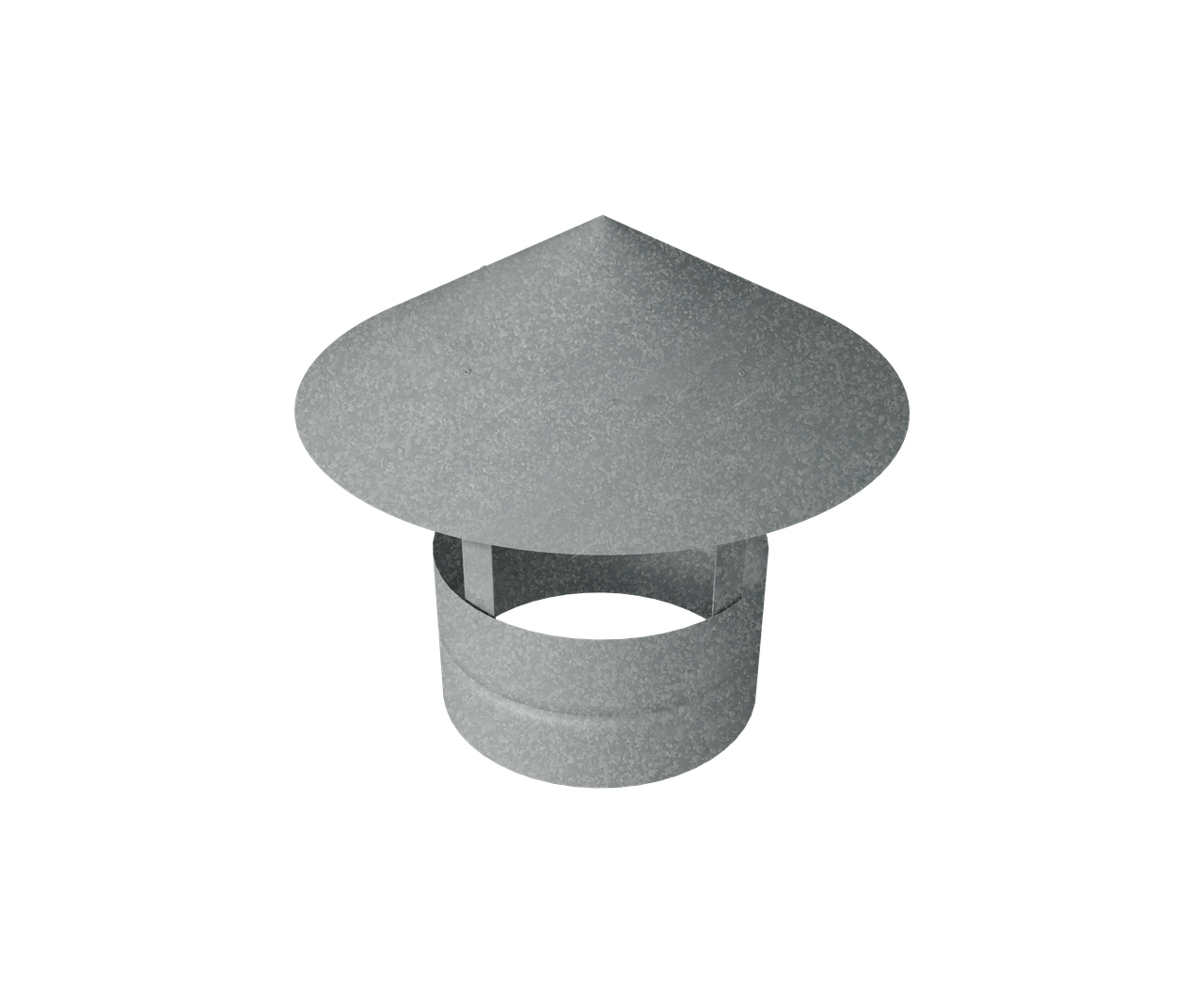 Дымник на трубу круглый d80 0,5 Zn