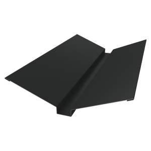 Планка ендовы верхней 115х30х115 0,45 PE-Double с пленкой RAL 7016 антрацитово-серый (2м)