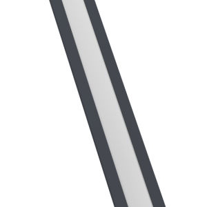 Крепежная планка жалюзи Milan, Milan Slim, Tokyo 0,5 Rooftop Бархат RAL 7024 мокрый асфальт (3м)