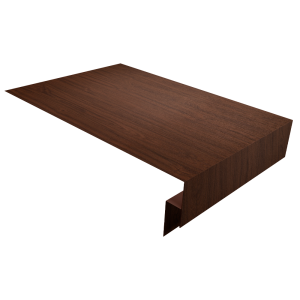 Планка околооконная сложная 250х50х12 (j-фаска) 0,45 Print Elite Choco Wood TwinColor (3м)