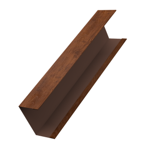 Крышка жалюзи Milan, Tokyo (для калиток, ворот) 0,45 Print Premium Golden Wood Fresh TwinColor (2,5м)