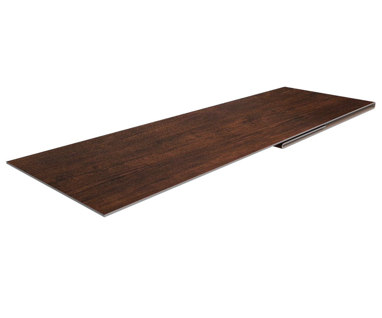Планка финишная 48х25 0,4 Print Premium Cherry Wood Dark FTC (2м)