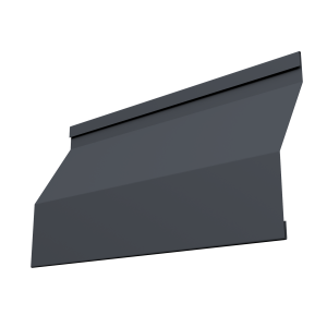 Ламель забора жалюзи Milan Slim 0,5 Atlas X с пленкой RAL 7024 мокрый асфальт